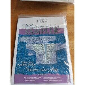 Quilted Jacket Pattern : Sampler Kimono Wholecloth Jacket by Laura Lee Fritz New